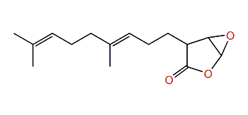 1,2-Epoxy-6,10-farnesadien-15,1-olide